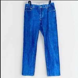 VTG 90s Polo Ralph Lauren Jeans 36x36 USA 100% Cotton Dark Wash Classic Preppy